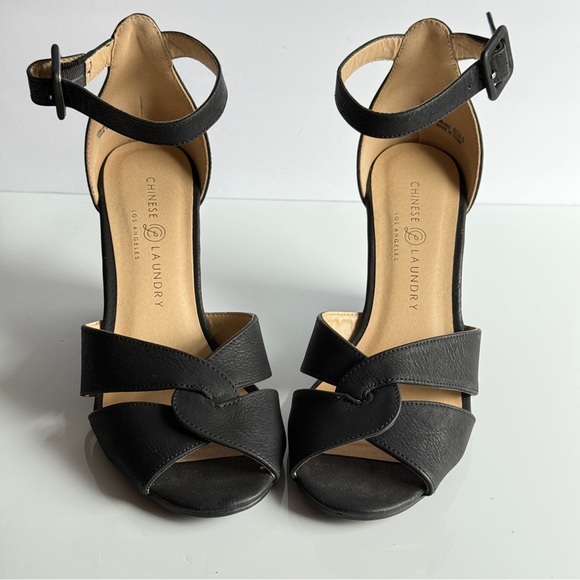 Chinese Laundry Black Wedge Heels Size 8 M - Picture 1 of 11